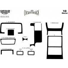 Chrysler Wrangler Maun Kaplama 1996 üzeri 10 Parça