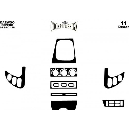 Daewoo Espero Maun Kaplama 1995-1998 arası 11 Parça