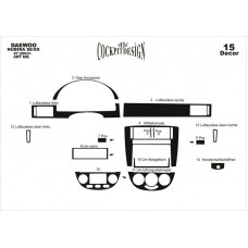 Daewoo NUBIRA SE-SX (2003) 15 PARÇA Maun Kaplama