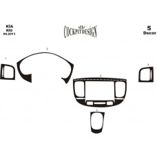 Kia Rio Maun Kaplama 2011 üzeri 5 Parça