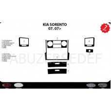 Kia Sorento Maun Kaplama 2007-2010 arası 7 Parça 