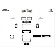Lada Jiguli 2107 Maun Kaplama 17 Parça