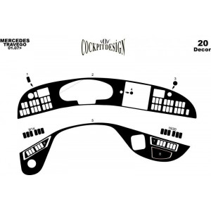 Mercedes Travego Maun Kaplama 2005-2010 20 Parça