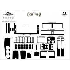 Mercedes Atego Axor Maun Kaplama 2001-2004 arası 51 Parça