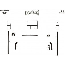 Mercedes GL Maun Kaplama 11 Parça
