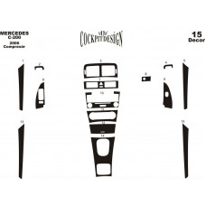 Mercedes C 200 Komprosör Maun Kaplama 2006-2011 arası 15 Parça