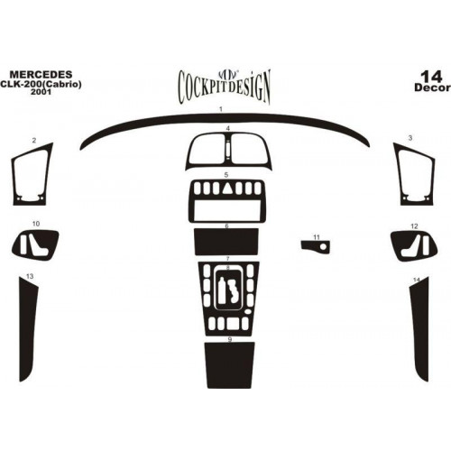 Mercedes CLK 200 CABRİO (2001) 14 PARÇA