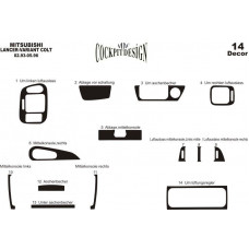 Mitsubishi Colt - Lancer Maun Kaplama 1992-1996 arası 14 Parça