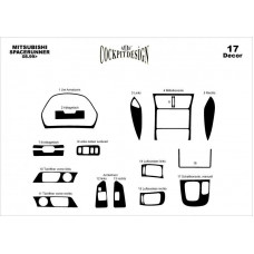Mitsubishi Spacerunner Maun Kaplama 1999-2004 arası 17 Parça