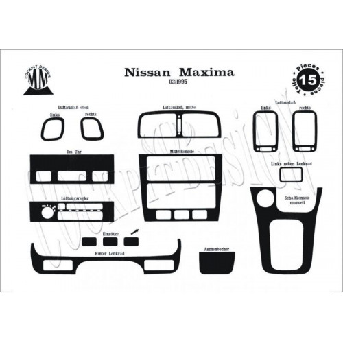 Nissan Maxima Maun Kaplama 1995-2000 arası 15 Parça