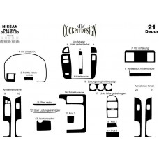 Nissan Patrol Maun Kaplama 1998-2000 arası 21 Parça 