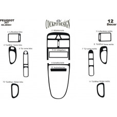 Peugeot 307 Maun Kaplama 2004-2008 12 Parça