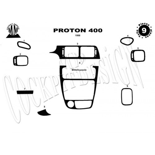 Proton 300 400 Maun Kaplama 1997 9 Parça