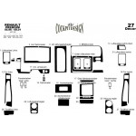 Renault Premium Midlum Maun Kaplama 1996-2001 arası 27 Parça