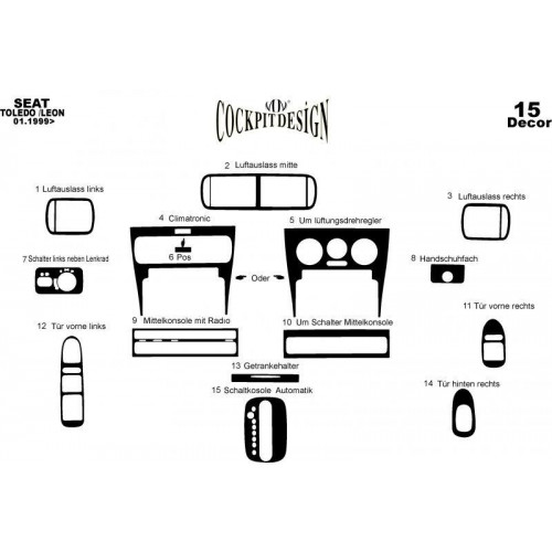 Seat Toledo - Leon Maun Kaplama 1999 - 2002 Arası