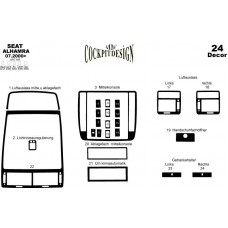 Seat Alhambra Maun Kaplama 2000 24 Parça