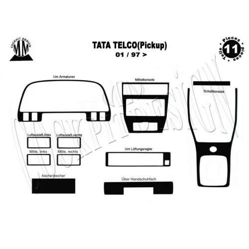 Tata Telco Maun Kaplama 1997 11 Parça 