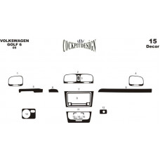 Volkswagen Golf 6 Plus Maun Kaplama 2008 üzeri 19 Parça 