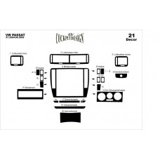 Volkswagen Passat Maun Kaplama 2004-2005 arası 21 Parça