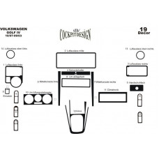 Volkswagen Golf 4 Maun Kaplama 1997-2003 arası 19 Parça