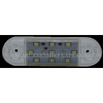 Parmak Led Lamba Oval 9 Ledli Sarı 12-24 Volt