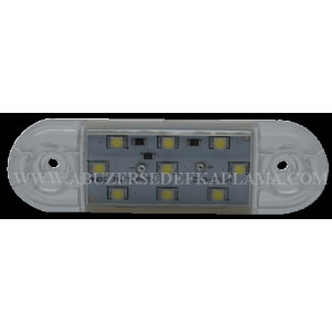 Dekoratif 9 Ledli oval led lamba