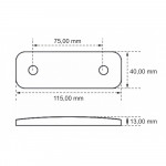 12 LED SIDE MARKER LAMBA KIRMIZI