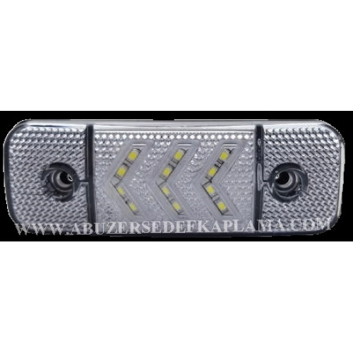 12 LED SIDE MARKER LAMBA BEYAZ