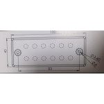 12 LEDLİ ÜNİVERSAL KAŞ LAMBA SU GEÇİRMEZ 12-24 VOLT