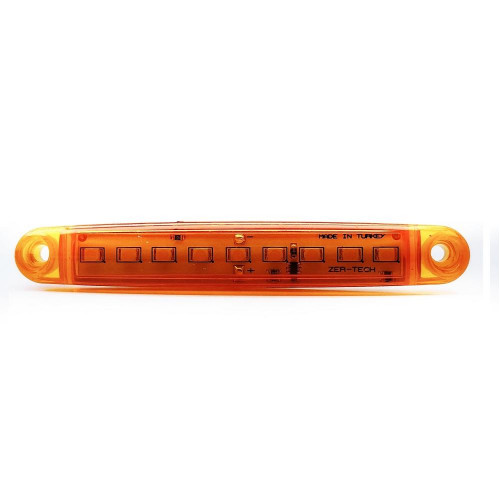 Parmak Led Lamba 9 Ledli Sarı 12-24 Volt