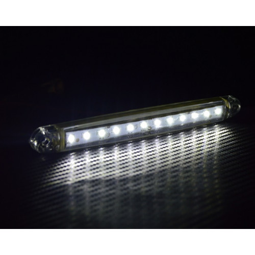 12 Ledli dekoratif Led lamba 12-24 Volt Su geçirmez Beyaz 