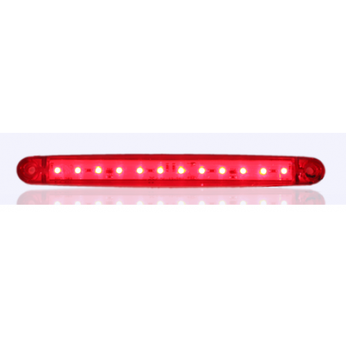12 LED Dekoratif Led Lamba Kırmızı 12-24 Volt Su geçirmez