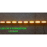 120 CM LED BAR 12-24 VOLT TEPE LAMBASI KROM