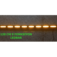 120 CM LED BAR 12-24 VOLT TEPE LAMBASI KROM