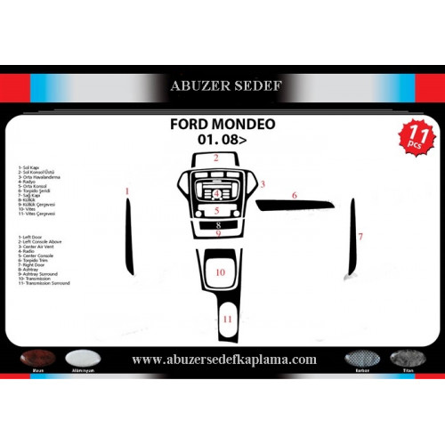 Ford Mondeo Maun Kaplama 2008-2011-11 Parça