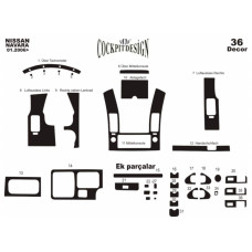 Nissan Navara Maun Kaplama 2006-2010 arası 36 Parça