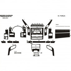 Mercedes Sprinter Volt Crafter Maun Kaplama 2006 üzeri 61 Parça
