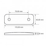 12 LED SIDE MARKER LED LAMBA 12-24 VOLT 10 ADET