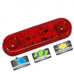 Dekoratif 9 Ledli oval led lamba Su geçirmez 12-24 Volt.10 Adet